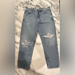 citizens of humanity premium vintage blue jeans wide leg size 27